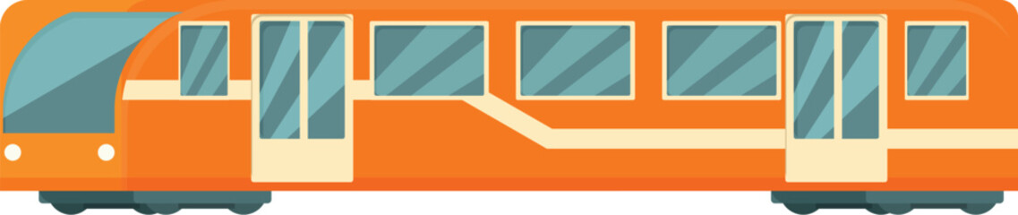 Obraz premium Subway train icon cartoon vector. Map city transport. Metro ticket rail