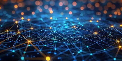 Digital technology concept for networking, Generative AI