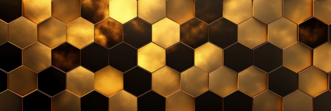 A Geometric Honeycomb Pattern With Shades, Background Image, Background For Banner, HD