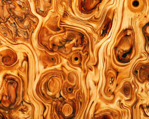 Olive Wood Texture Background, Solid Wooden Burr or Burl Pattern