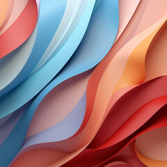 a colorful abstract background with curved lines