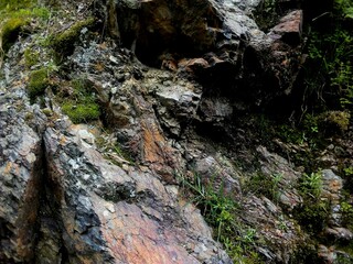 textura de montañas rocas, agrietadas, grises, plomas, se desmorona, de cerca, natural. Para...
