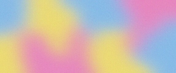 pink, yellow, and blue grainy gradient background