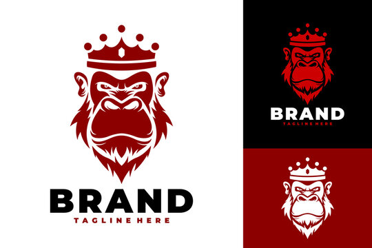 King Kong Gorilla Beast Logo Design