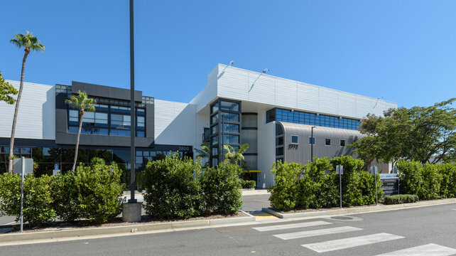Snap, Inc. headquarters building at 2772 and 2780 Donald Douglas Loop North adjacent to the Santa Monica Airport in Santa Monica, California August 27th, 2023.