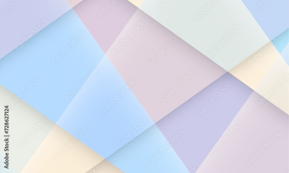 Poster Abstract Delaunay Voronoi trianglify color diagram background vector illustration. Abstract vector geometric background