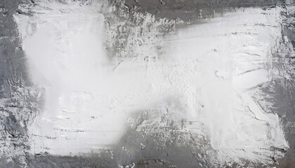 Abstract white grunge-painted background