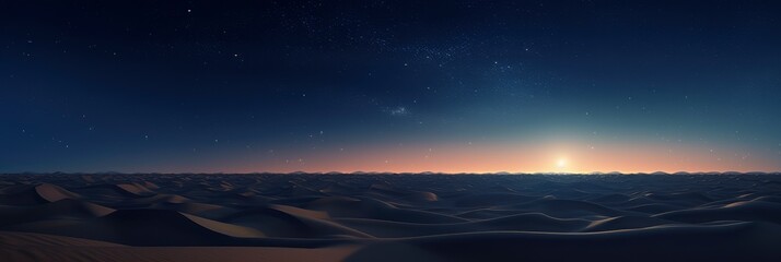 A Tranquil Desert Night Sky Gradient Background, Background Image, Background For Banner, HD