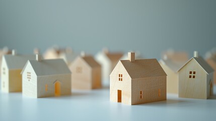 Paper houses. Generative AI