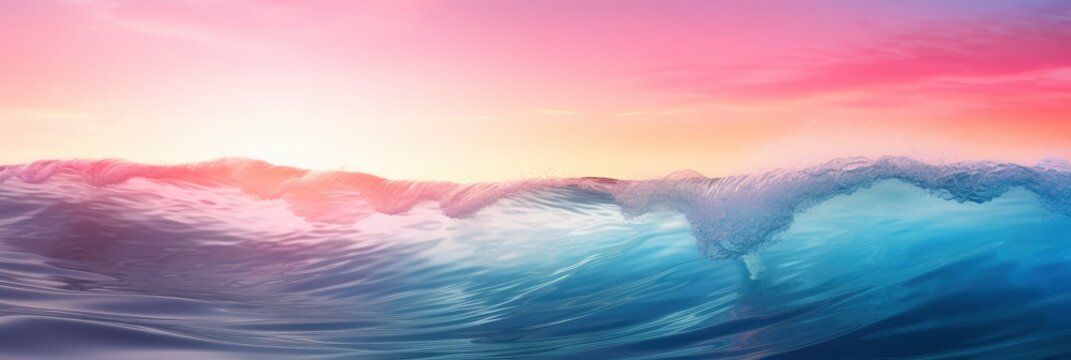 A Vibrant Summer Beach Party Gradient, Background Image, Background For Banner, HD