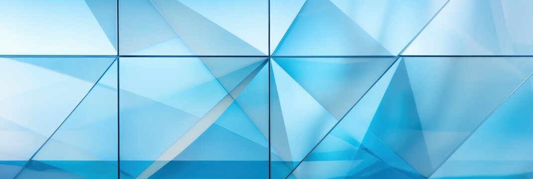 Abstract Light Blue Architectural Texture, Background Image, Background For Banner, HD