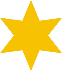 Star shape. Star icon. 5 Five Stars customer product rating review flat icon for apps and websites. Yellow star Rating symbol vector.