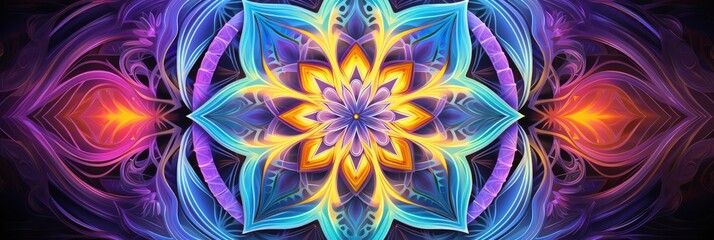 An Intricate Mandala Pattern With Detailed, Background Image, Background For Banner, HD