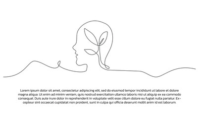 abstract, advertising, art, background, banner, black, brain, business, concept, continuous, contour, decoration, design, diet, doodle, drawing, eat, food, fruit, graphic, head, healthcare, healthy, h