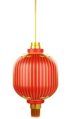 Obraz premium Glorious 3D Rendering of Chinese New Year Lantern