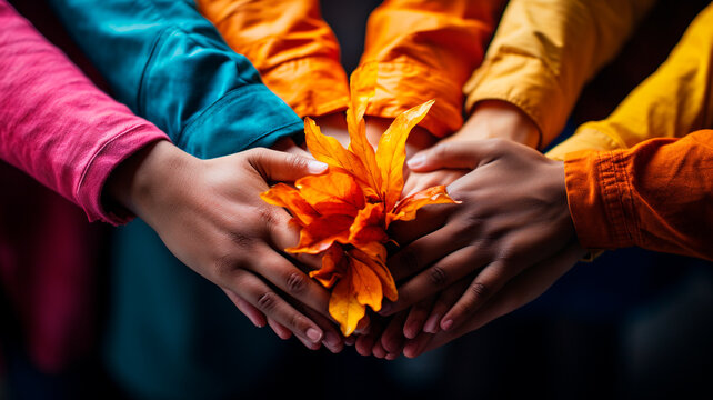 Generar una imagen integradora y edificante en la que aparezcan personas de diversas etnias y or&iacute;genes cogidas de la mano, s&iacute;mbolo de una mentalidad empresarial integradora que valora la dignidad