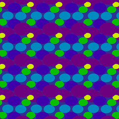 Bright, multi -colored background for packages and napkins.