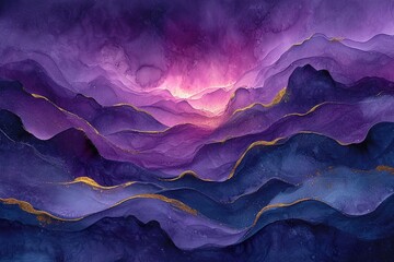 Currents of translucent hues, snaking metallic swirls, and foamy sprays of color shape the landscape of these free-flowing textures.
