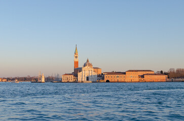 Fototapeta premium city at sunset