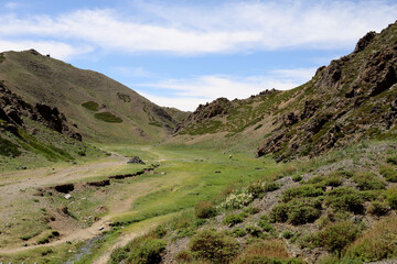 View of Yolyn Am the amazing george in Mongolia