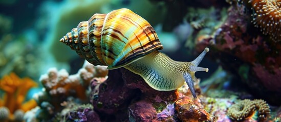 Australia's Great Barrier Reef is home to the Triton trumpet snail, scientifically known as...