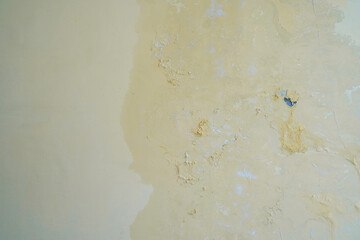 Water seeps into the walls of leaking pipes, causing water stains and peeling paint