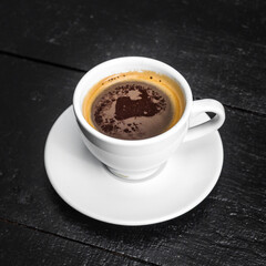 Obraz na płótnie Canvas Barista Pouring Tasty Coffee