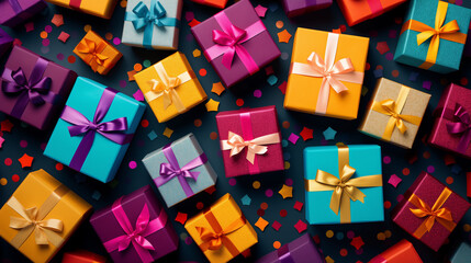 Attention-Grabbing Gift Box Background