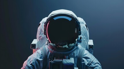 Cosmic Explorer, Astronaut in Extravehicular Mobility Unit