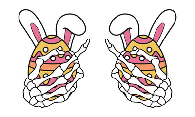 Easter Sunday Bunny T-Shirt Vector Design