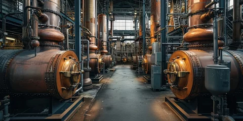 Fotobehang Distillery and brewery concept for alcoholic drink production © Brian
