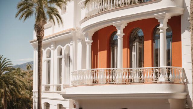 Architectural Splendor: Radiant Exterior Facade of a Building in Marbella

