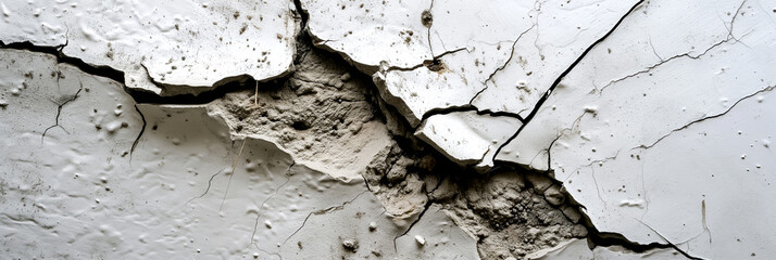 Crack After Earthquake.