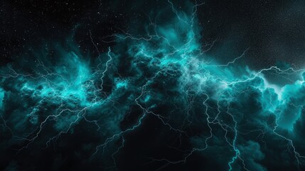 Fototapeta na wymiar lightning in the sky texture Generative AI