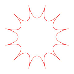 Explosion Effect Outline