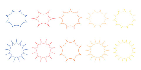 Explosion Effect Outline