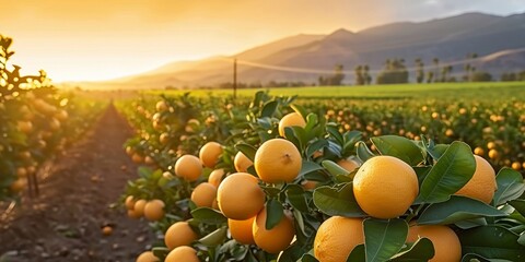Winter grapefruit cultivation in Southern California, Generative AI