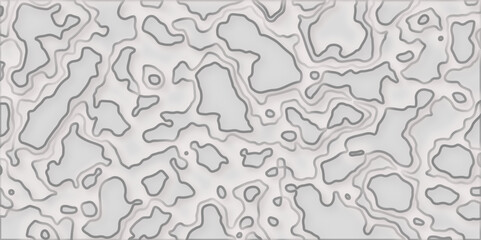 Background of the topographic map. Topographic map lines, contour map background. Geographic abstract grid. EPS 10 vector seamless background, subtle pattern. 