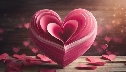 valentine day heart background illustration