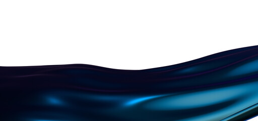 SoothFlowing Rhythms: Abstract 3D Blue Wave Illustration with Harmonious Movementsing Curves: Abstract 3D Blue Wave Illustration for Relaxing Visual Experiences