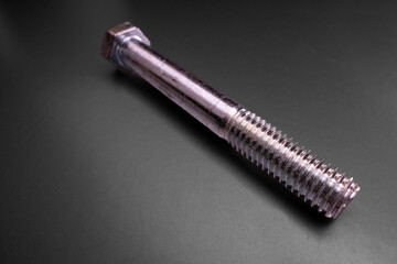 bolt on dark gray background 