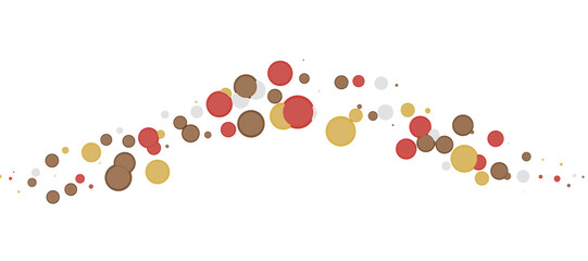 Multicolored paper confetti on transparent background. Realistic confetti flying. Colorful scattered items to holiday decorations.