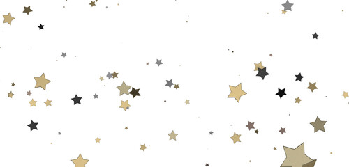 Obraz premium Golden Rainfall: Lose Yourself in a Mesmerizing 3D Stars Downpour