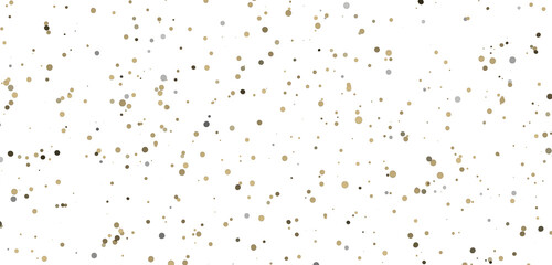 gold confetti background, isolated on transparent background