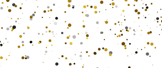 Dazzling Delight: Mesmerizing 3D Illustration of Glittering gold Confetti