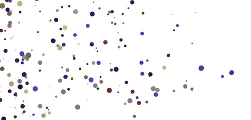 gold confetti background, isolated on transparent background