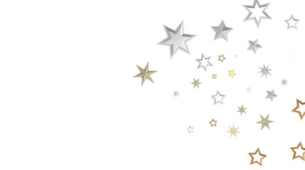 Golden Stardust Cascades in Mesmerizing 3D Rain Illustration