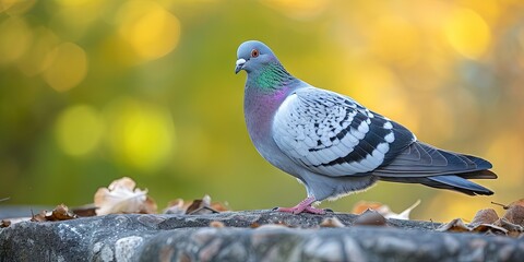 Carrier pigeon highly detailed photorealistic bird
