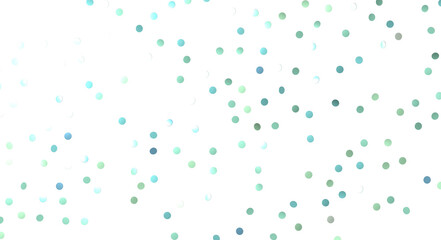  Colorful confetti on white background