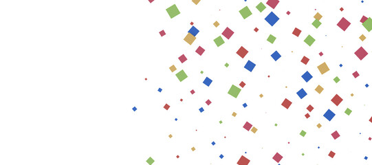 Confetti, paper triangle on the floor, fancy, colorful, celebration party